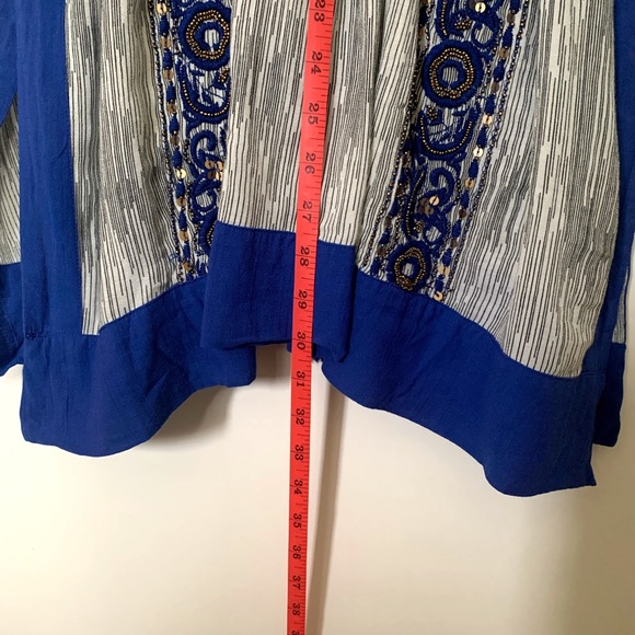 Anthropologie Floreat Embroidered Top or Cover Up - Picture 6 of 6